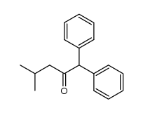1,1-Diphenyl-4-methyl-2-pentanone结构式