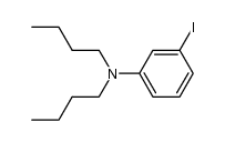 N,N-dibutyl-3-iodoaniline结构式