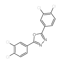 1,3,4-Oxadiazole,2,5-bis(3,4-dichlorophenyl)- Structure