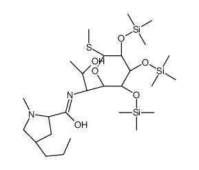 2,3,4-三-O-三甲基甲硅烷基林可霉素结构式