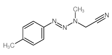 Acetonitrile,2-[1-methyl-3-(4-methylphenyl)-2-triazen-1-yl]-结构式