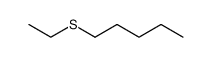 ethyl pentyl sulfide结构式