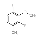 2,6-二氟-3-甲基苯甲醚结构式