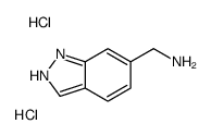 (1H-吲唑-6-基)-甲基-胺盐酸盐结构式