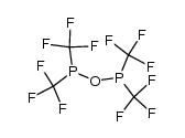 Tetrakis(trifluormethyl)phosphinigsaeureanhydrid结构式