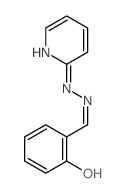 Benzaldehyde,2-hydroxy-, 2-(2-pyridinyl)hydrazone Structure