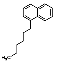 1-Hexylnaphthalene Structure
