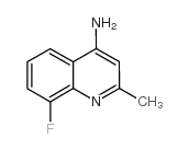 4-AMINO-8-FLUORO-2-METHYLQUINOLINE structure