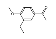 3-ethyl-4-methoxyacetophenone结构式