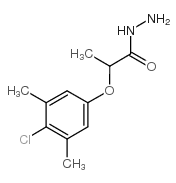 2-(4-氯-3,5-二甲基苯氧基)丙酰肼结构式