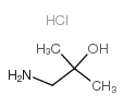 1-AMINO-2-METHYLPROPAN-2-OL HYDROCHLORIDE Structure