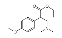 α-(对甲氧基苯基)-β-(二甲氨基)丙酸乙酯结构式