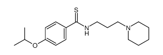 p-Isopropoxy-N-(3-piperidinopropyl)thiobenzamide picture