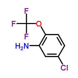5-氯-2-三氟甲氧基苯胺结构式