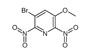 3-BROMO-2,6-BISNITRO-5-METHOXYPYRIDINE Structure