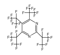 perfluoro-2,4,5,6-tetraisopropylpyrimidine Structure