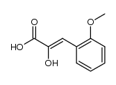 2-hydroxy-3-(2-methoxyphenyl)acrylic acid Structure