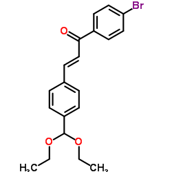 (2E)-1-(4-Bromophenyl)-3-[4-(diethoxymethyl)phenyl]-2-propen-1-one Structure