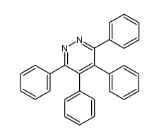3,4,5,6-tetraphenylpyridazine Structure