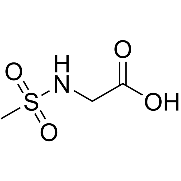 N-(Methylsulfonyl)glycine structure