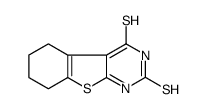 5,6,7,8-四氢-1H-苯并[4,5]噻吩并[2,3-d]嘧啶-2,4-二硫酮结构式