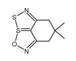 6,6-dimethyl-6,7-dihydro-5H-2-oxa-2aλ4,3-dithia-1,4-diaza-cyclopenta[cd]indene结构式