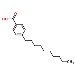 4-正癸基苯甲酸结构式