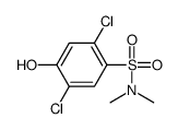 2,5-dichloro-4-hydroxy-N,N-dimethylbenzenesulfonamide结构式