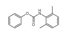 phenyl-N-(2,6-dimethylphenyl)carbamate结构式