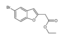 2-(5-溴苯并呋喃-2-基)乙酸乙酯结构式