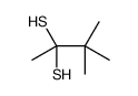 3,3-dimethylbutane-2,2-dithiol Structure