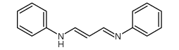 Benzenamine,N-[3-(phenylamino)-2-propen-1-ylidene]- Structure