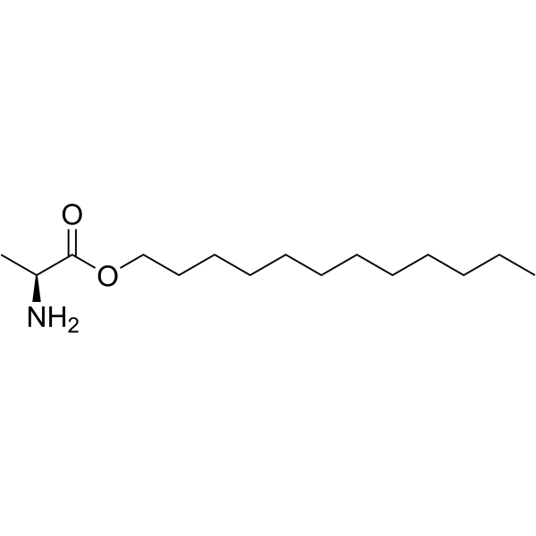 Dodecyl L-alaninate结构式