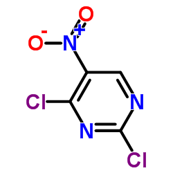 2,4-二氯-5-硝基嘧啶结构式