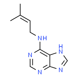1H-Purin-6-amine, N-(3-methyl-2-butenyl)- (9CI) structure