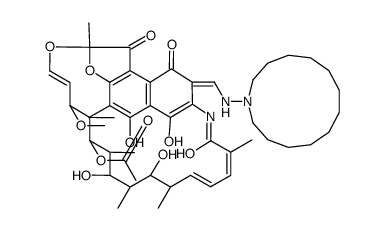 Azacyclotridecane,rifamycin deriv.结构式