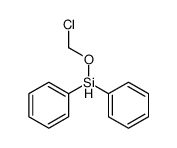 chloromethoxy(diphenyl)silane Structure