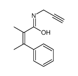 (Z)-α,β-Dimethyl-N-(2-propynyl)cinnamamide Structure