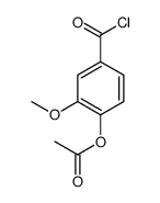 4-acetoxy-3-methoxybenzoyl chloride结构式