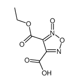4-carboxy-3-(ethoxycarbonyl)-1,2,5-oxadiazole 2-oxide Structure