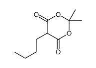 5-butyl-2,2-dimethyl-1,3-dioxane-4,6-dione Structure