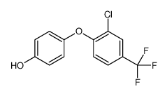 4-[2-chloro-4-(trifluoromethyl)phenoxy]phenol结构式