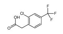 2-(2-氯-4-(三氟甲基)苯基)乙酸结构式