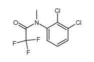 2,3-dichloro-N-methyl-N-(trifluoroacetyl)aniline Structure