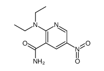 2-(diethylamino)-5-nitropyridine-3-carboxamide Structure