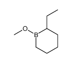 2-ethyl-1-methoxyborinane Structure