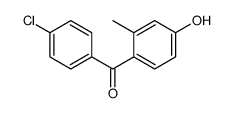 (4-chlorophenyl)-(4-hydroxy-2-methylphenyl)methanone结构式