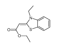 Acetic acid, (3-ethyl-2(3H)-benzothiazolylidene)-, ethyl ester, (2Z)- (9CI) Structure