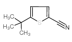 5-叔丁基噻吩-2-甲腈结构式