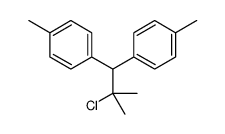 1-[2-chloro-2-methyl-1-(4-methylphenyl)propyl]-4-methylbenzene结构式